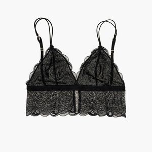 New Madewell 🌹Lace Longline Bralette